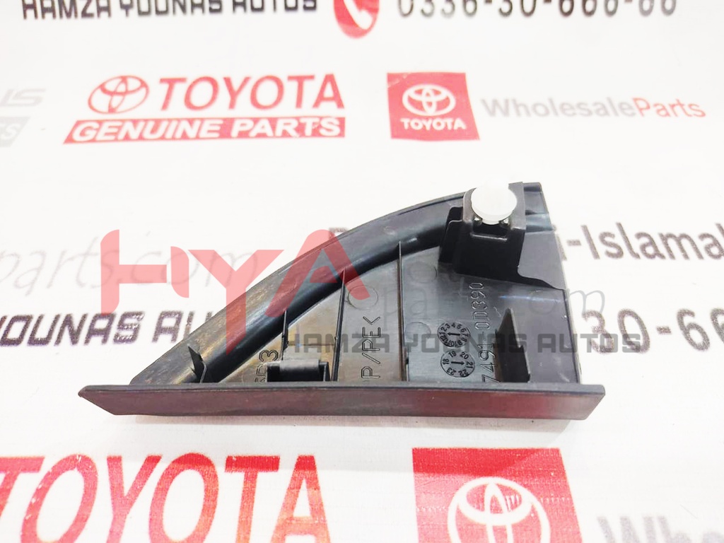 GARNISH, FRONT DOOR LOWER FRAME BRACKET, RH