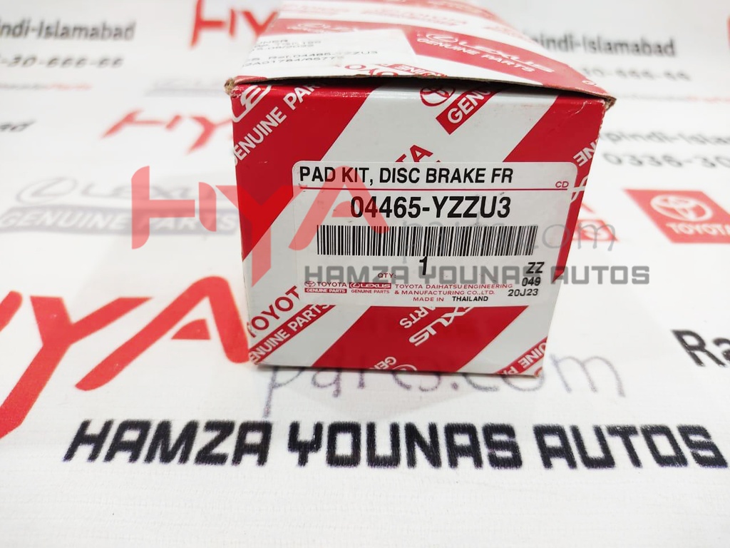 PAD KIT, DISC BRAKE FR OLD (OE-0K370)