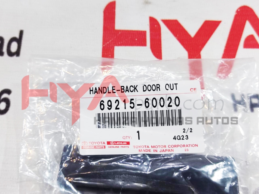 HANDLE, BACK DOOR OUTSIDE