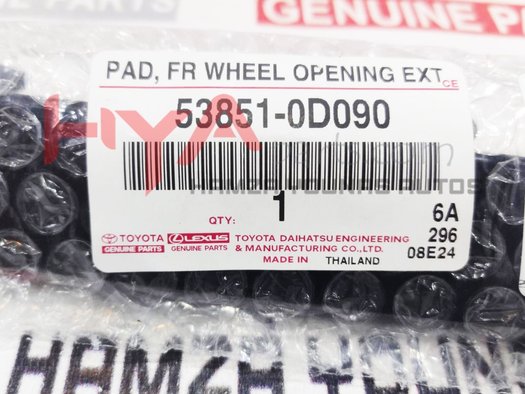 PAD, FRONT WHEEL OPENING EXTENSION, RH