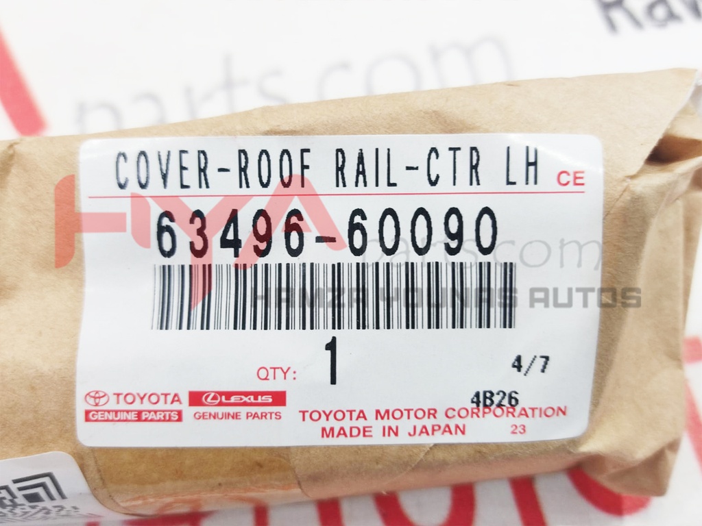 COVER, ROOF RACK LEG, CENTER LH