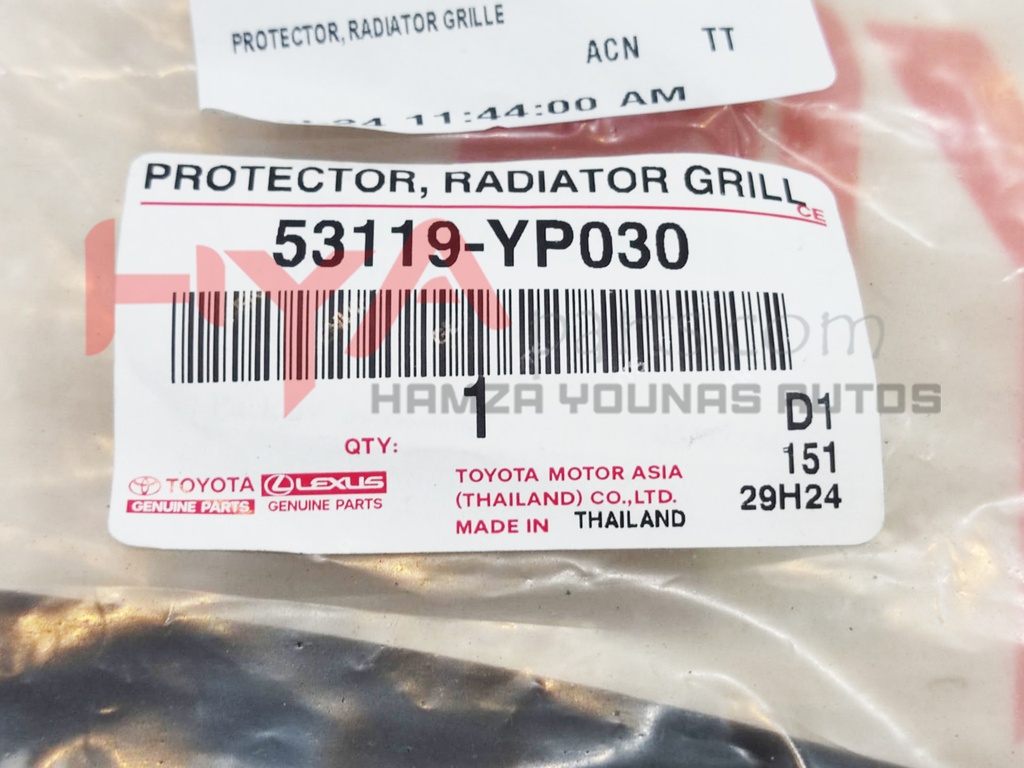 PROTECTOR, RADIATOR GRILLE