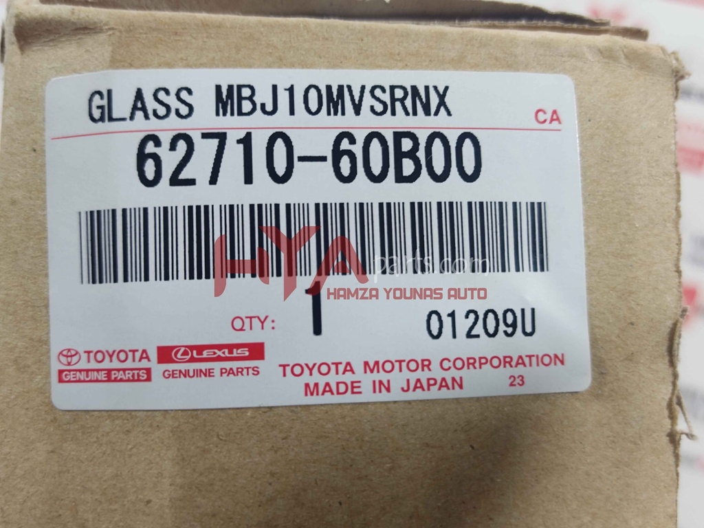 WINDOW ASSY, QUARTER, RH