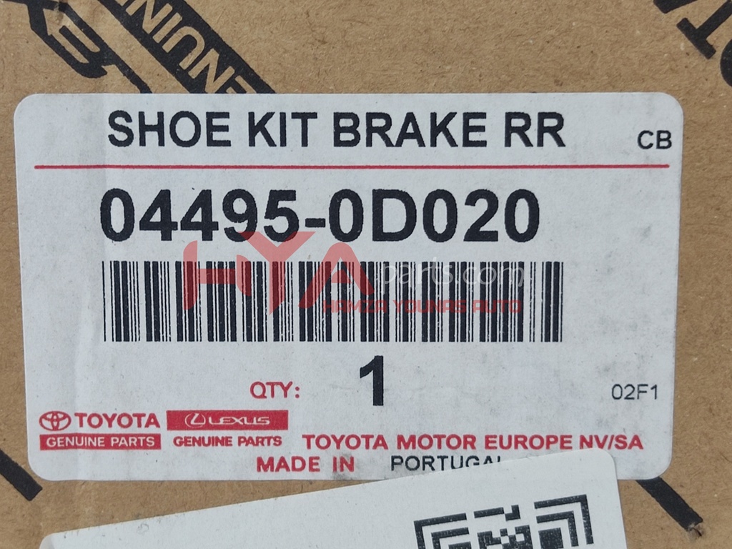 SHOE KIT, REAR BRAKE