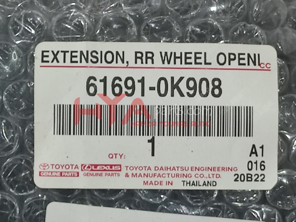 61691-0K908 [EXTENSION REAR WHEEL OPENING FORTUNE 2013 RH]