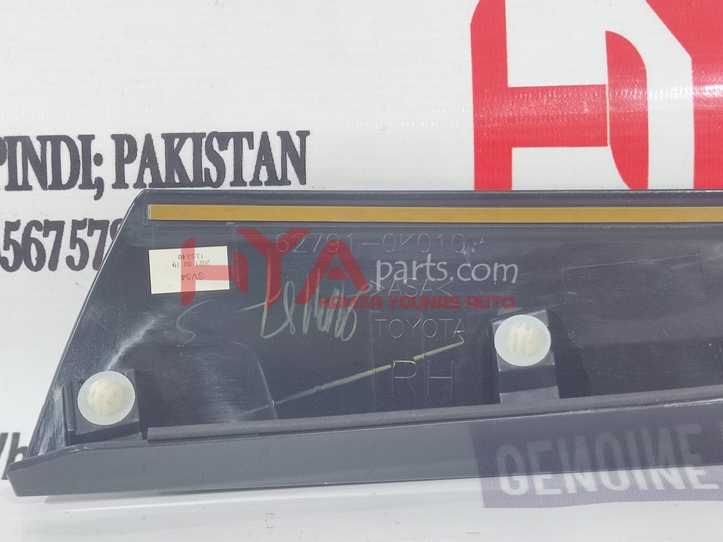 62791-0K010 [MOULDING, QUARTER WINDOW, UPPER RH FORTUNER 2018]