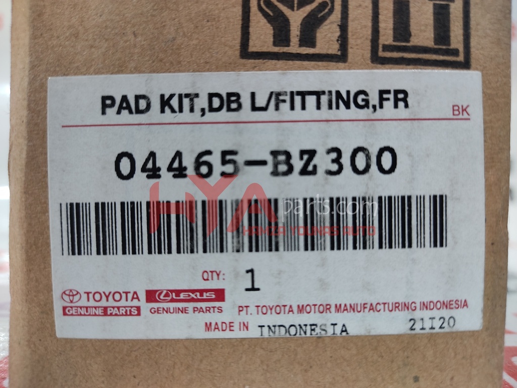 PAD KIT, DISC BRAKE, FRONT