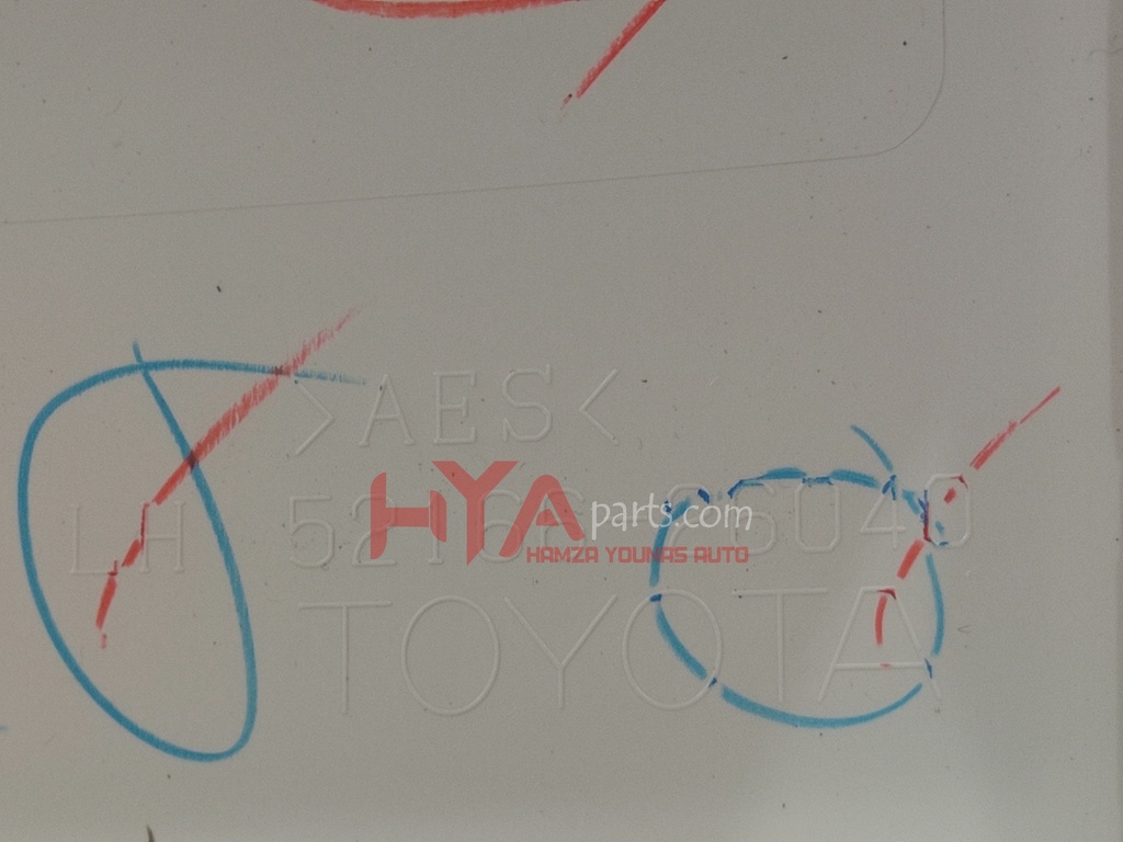 EXTENSION, REAR BUMPER CORNER, LH