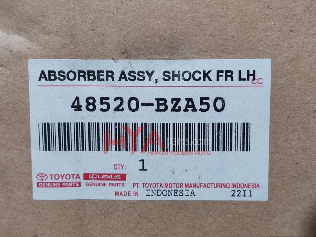 ABSORBER ASSY, SHOCK, FRONT LH