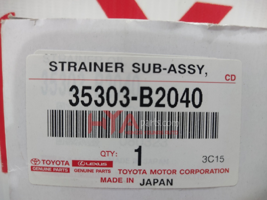 STRAINER SUB-ASSY, OIL