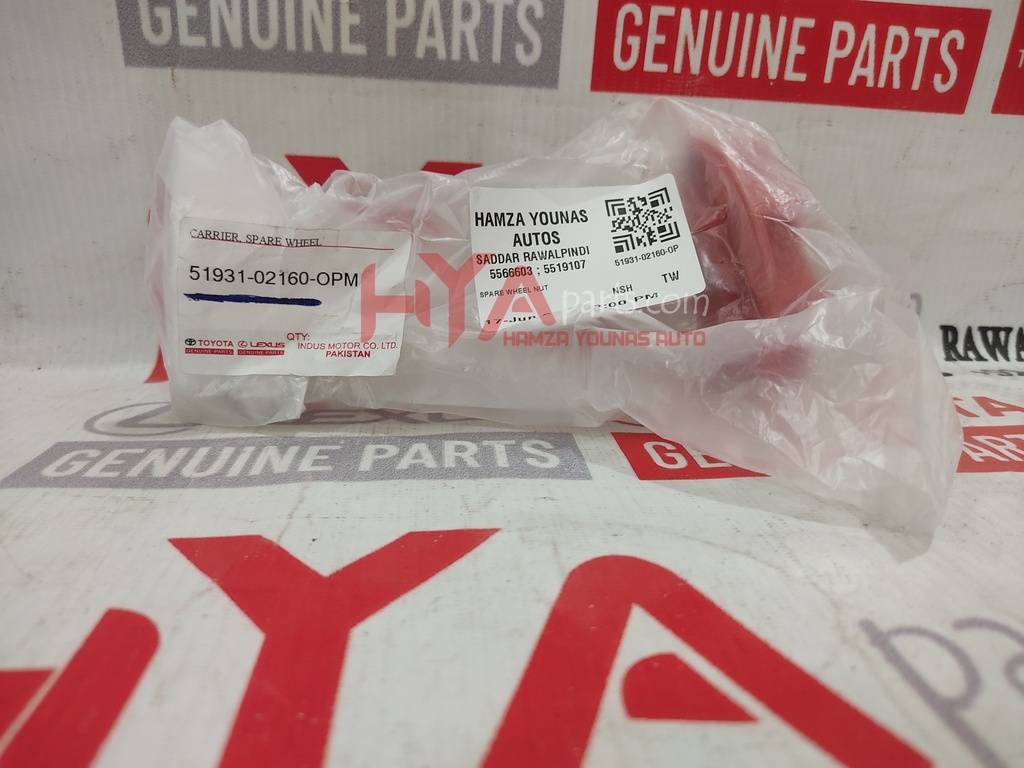 CARRIER, SPARE WHEEL, NO.1