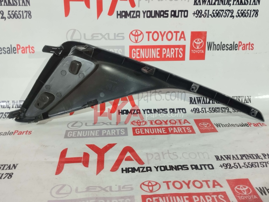 PLATE, REAR BUMPER, RH