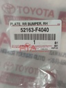 PLATE, REAR BUMPER, RH
