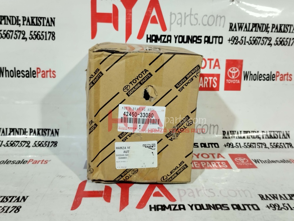 HUB &amp; BEARING ASSY, REAR AXLE, RH