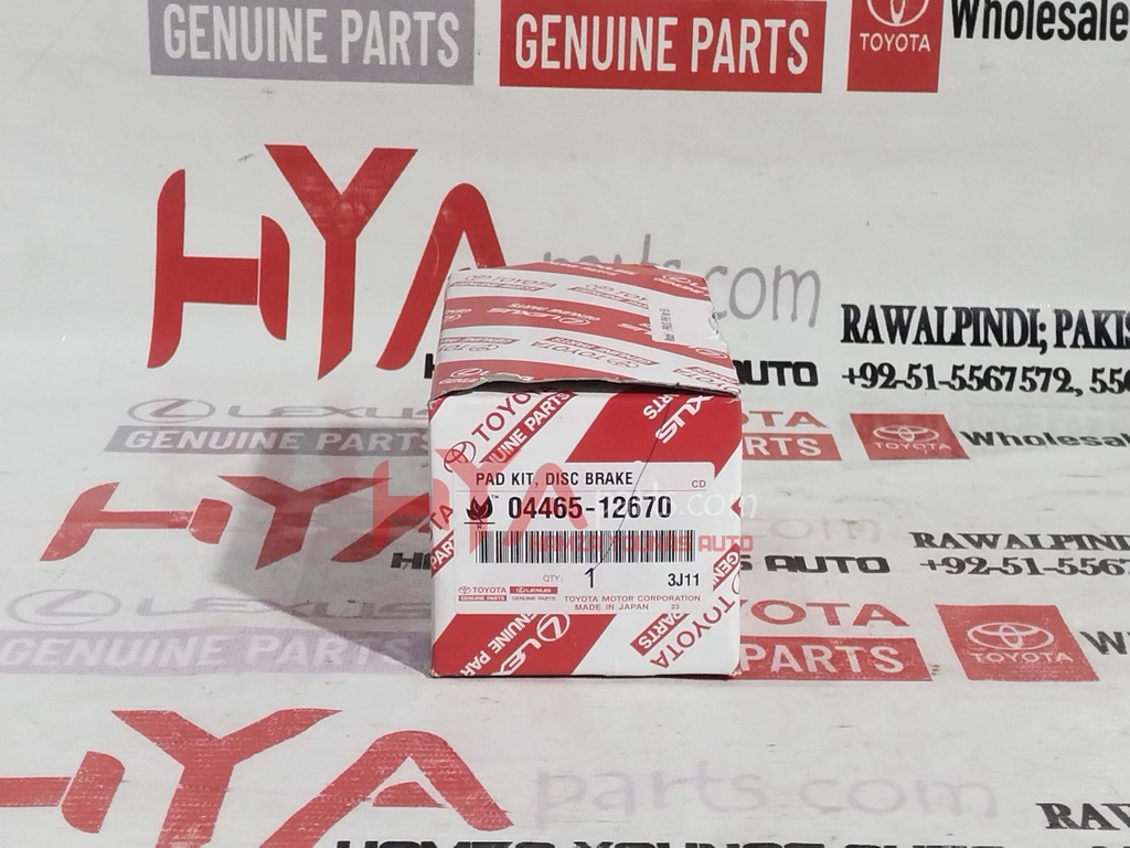PAD KIT, DISC BRAKE, FRONT