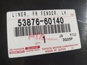 LINER, FRONT FENDER, LH (FENDER SHIELD)