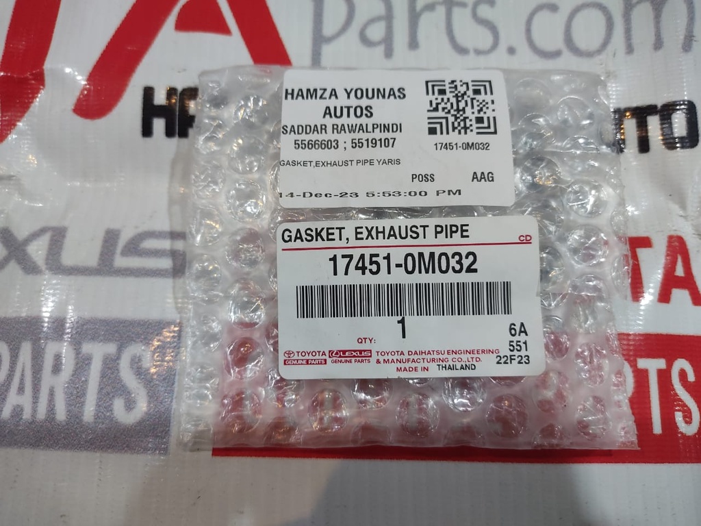 GASKET,EXHAUST PIPE