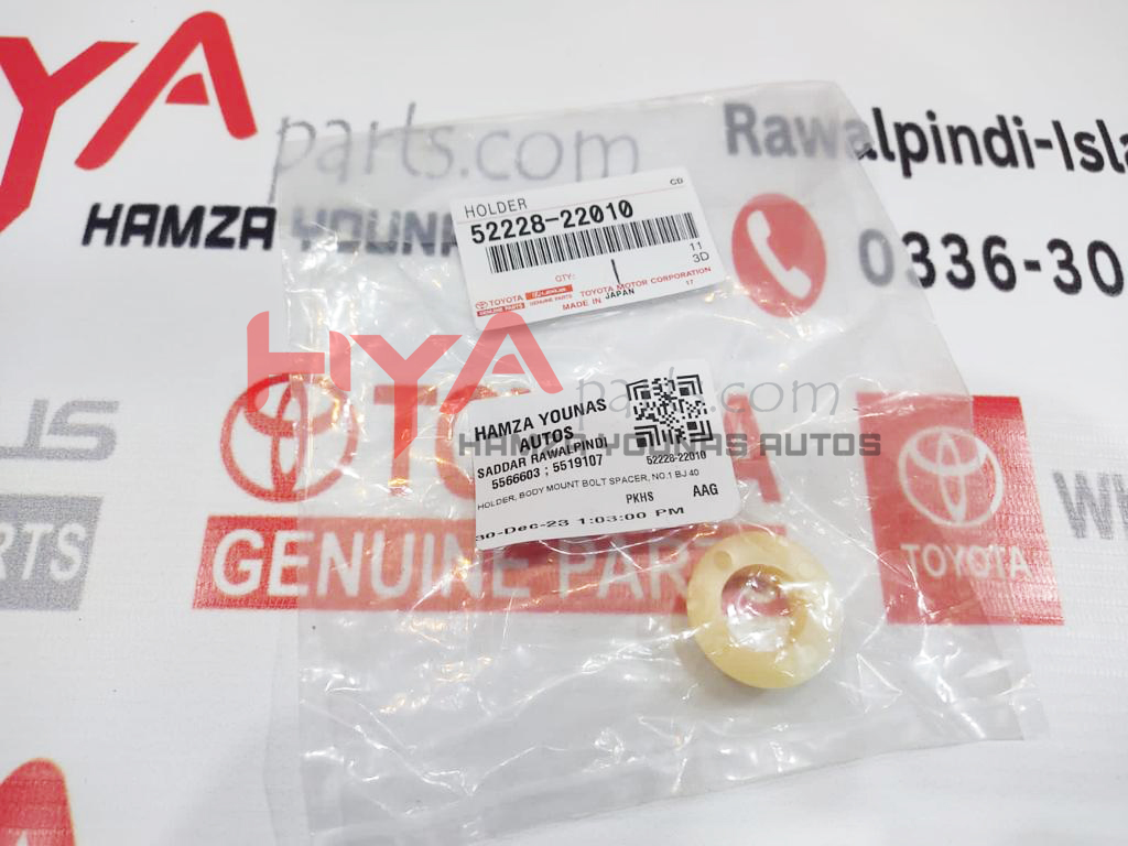 HOLDER, BODY MOUNT BOLT SPACER, NO.1