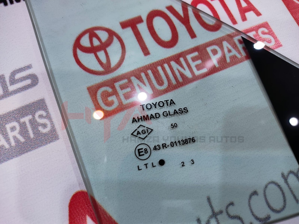 GLASS, FR DOOR FIX WINDOW, RH 