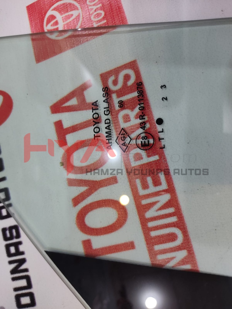 GLASS, FR DOOR FIX WINDOW, LH 