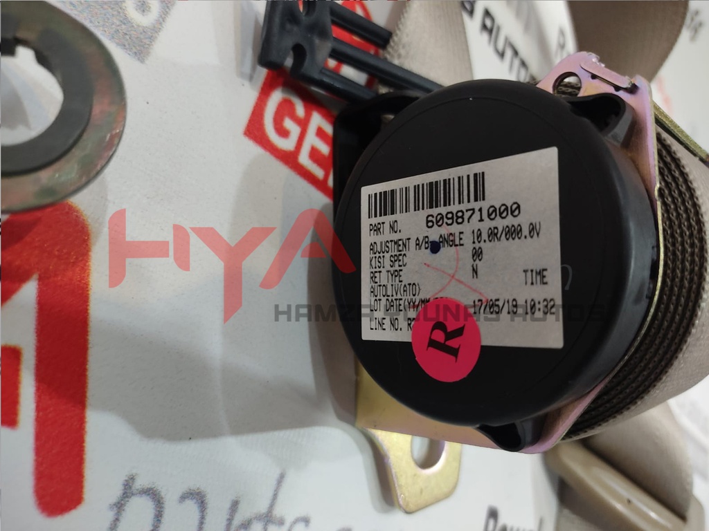 BELT ASSY, FRONT SEAT OUTER, RH