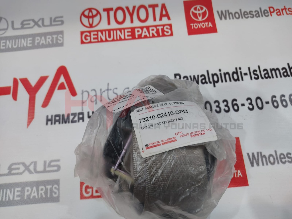 BELT ASSY, FRONT SEAT OUTER, RH