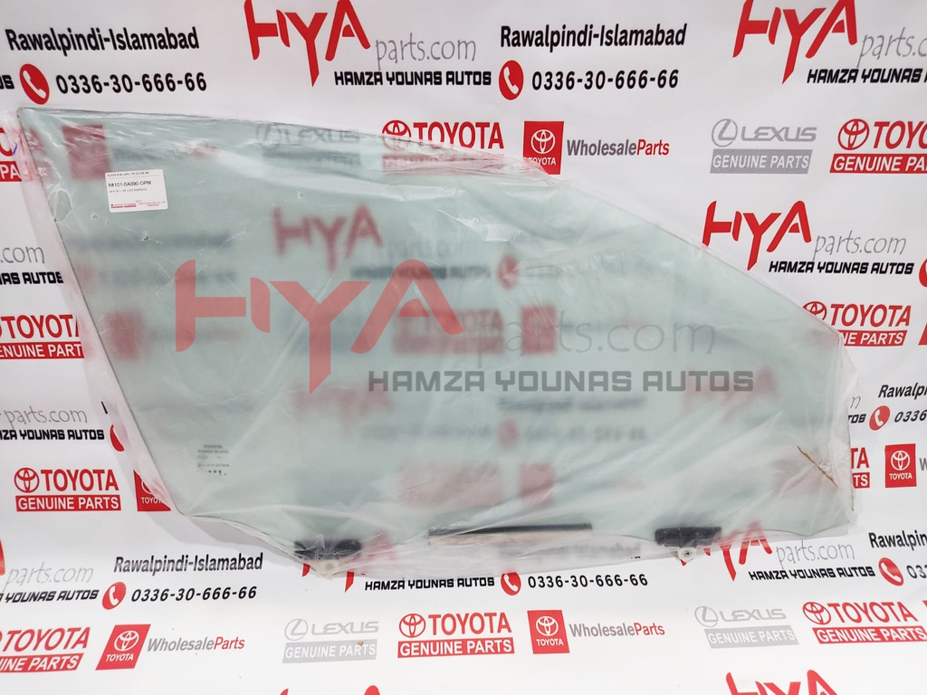 GLASS SUB-ASSY, FR DOOR, RH 