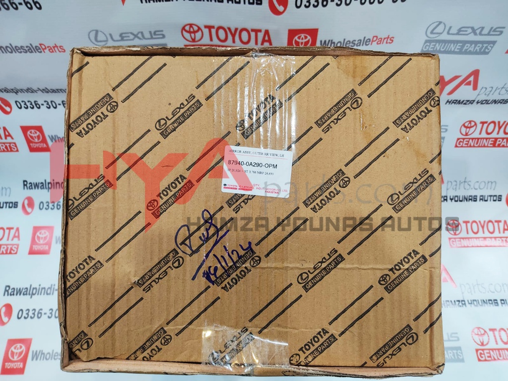 MIRROR ASSY, OUTER RR VIEW, LH