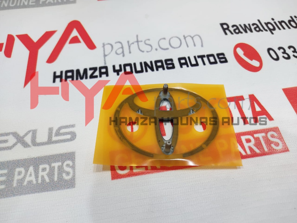 EMBLEM, FRONT BUMPER