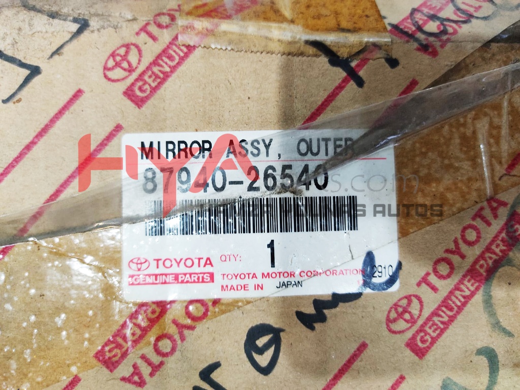 MIRROR ASSY, OUTER REAR VIEW, LH