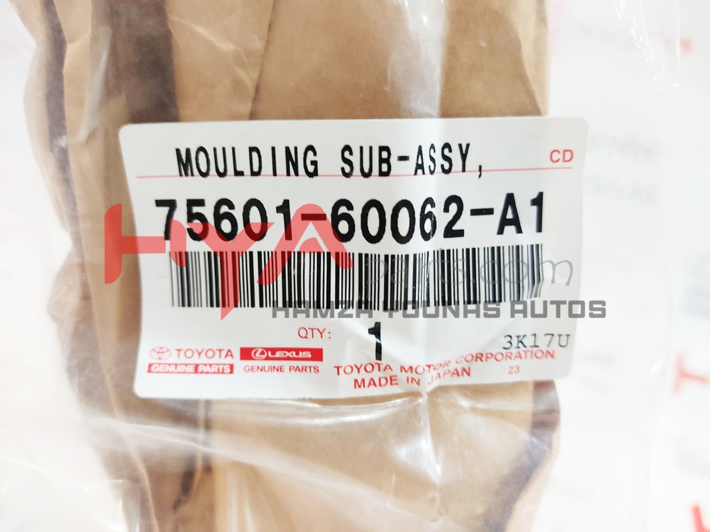 MOULDING SUB-ASSY, FRONT FENDER, RH