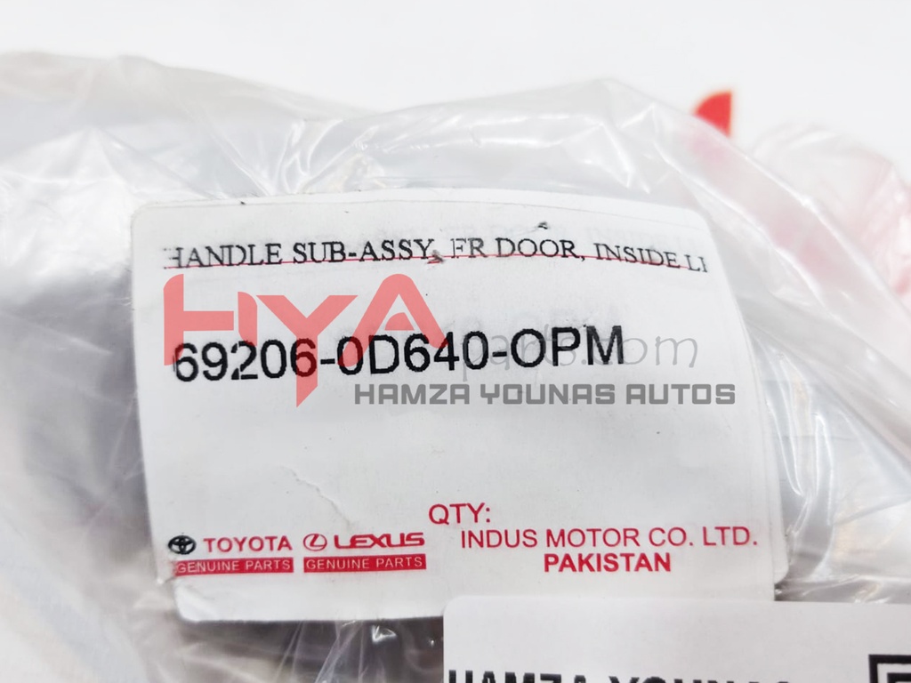 HANDLE SUB-ASSY, FR DOOR, INSIDE LH