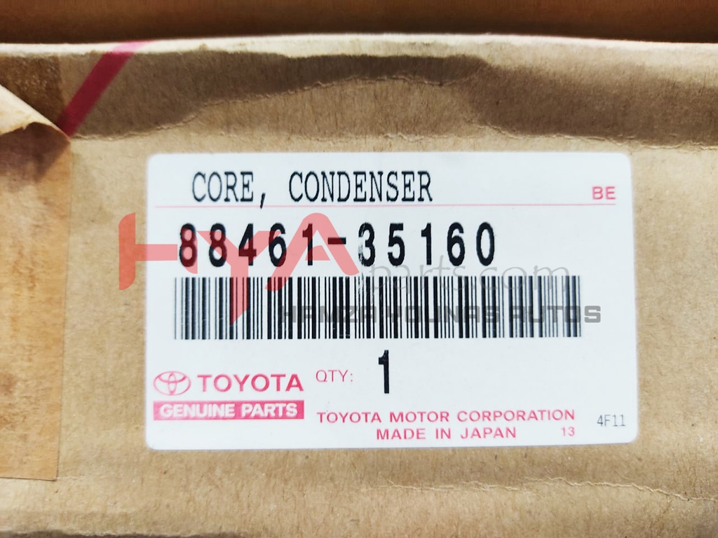 CORE, COOLER CONDENSER