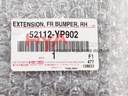 EXTENSION, FRONT BUMPER, RH