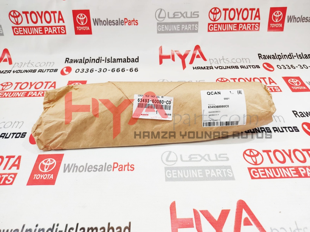 COVER, ROOF RACK LEG, REAR RH