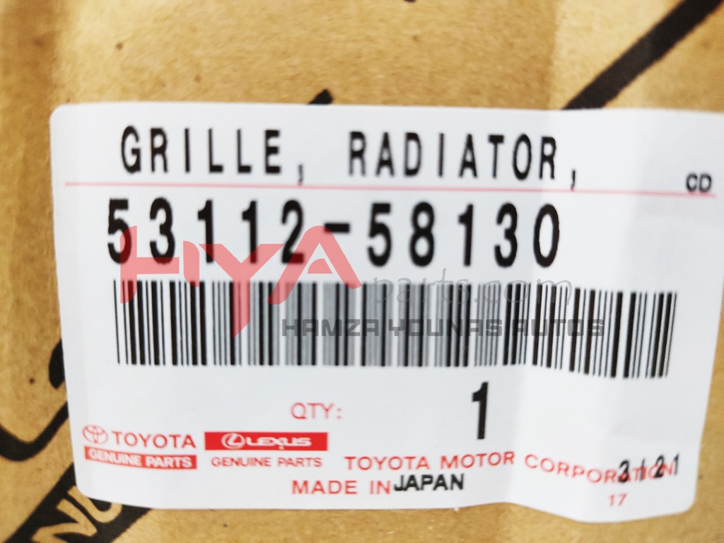 GRILLE, RADIATOR, LOWER NO.1