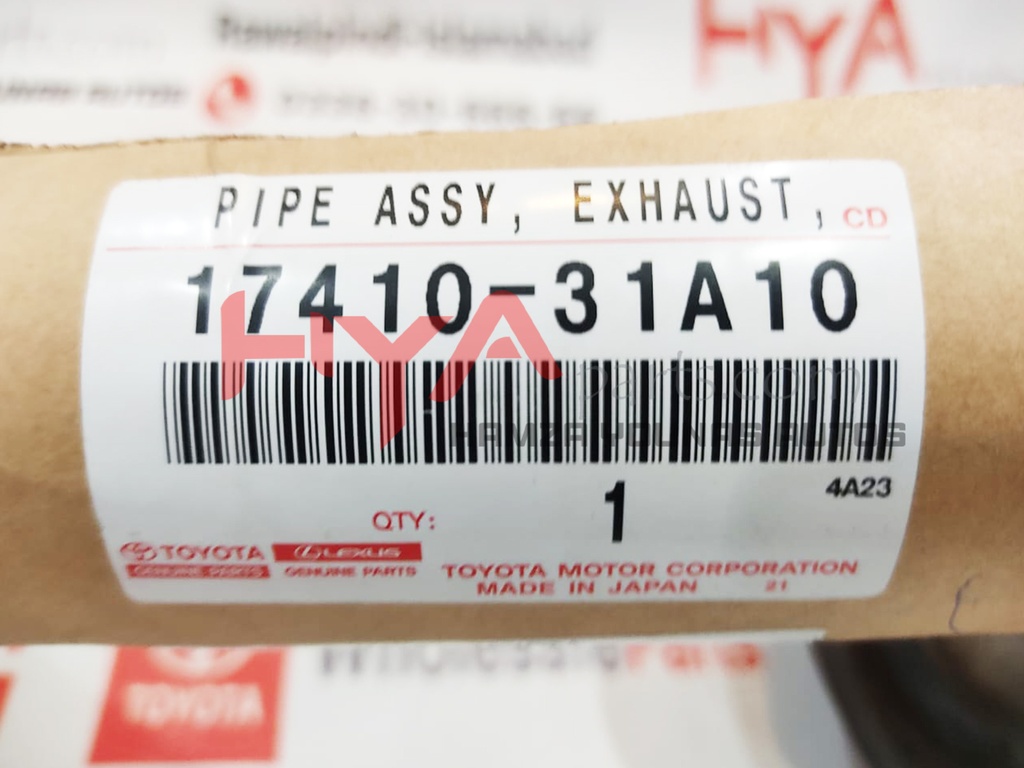 PIPE ASSY, EXHAUST, FRONT