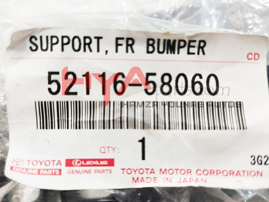 SUPPORT, FRONT BUMPER SIDE, LH