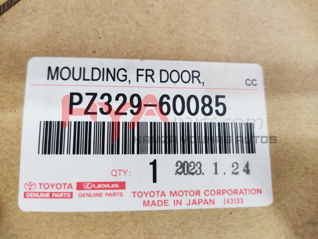 MOULDING, FR DOOR , RH LX 570