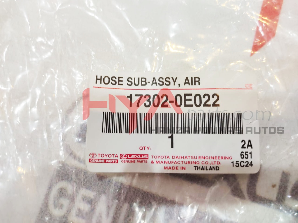 HOSE SUB-ASSY, AIR (OLD-0E021)