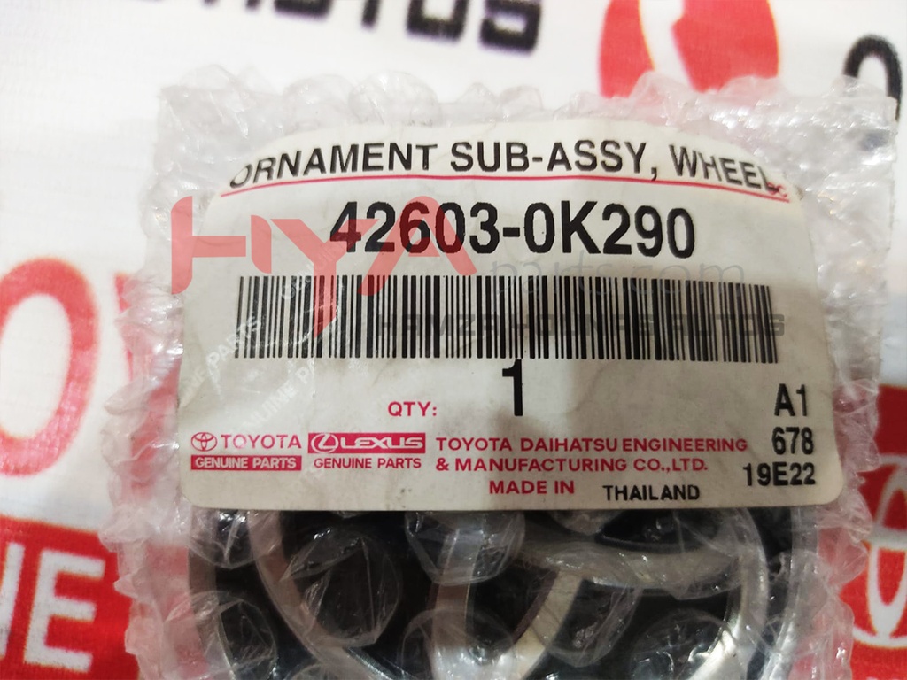 ORNAMENT SUB-ASSY, WHEEL HUB