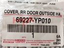 COVER, REAR DOOR OUTSIDE HANDLE, RH