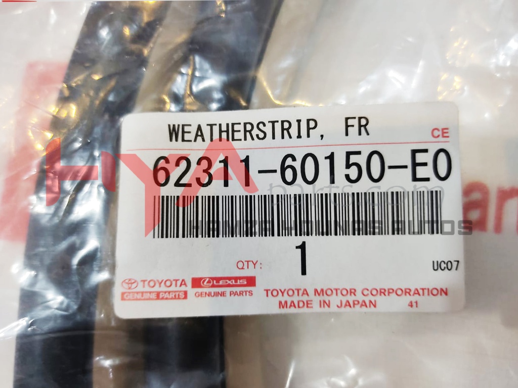 WEATHERSTRIP, FRONT DOOR OPENING TRIM, RH