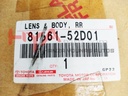 LENS &amp; BODY, REAR COMBINATION LAMP, LH (BACK LIGHT)