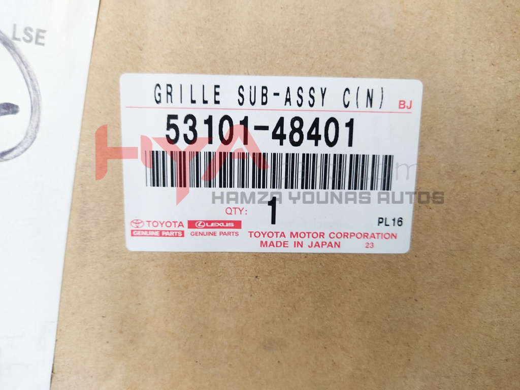 GRILLE, RADIATOR (FRONT SHOW GRILL)