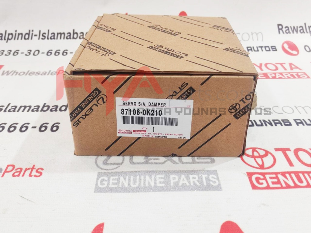 DAMPER SERVO SUB-ASSY, AIR CONDITIONER RADIATOR, NO.1