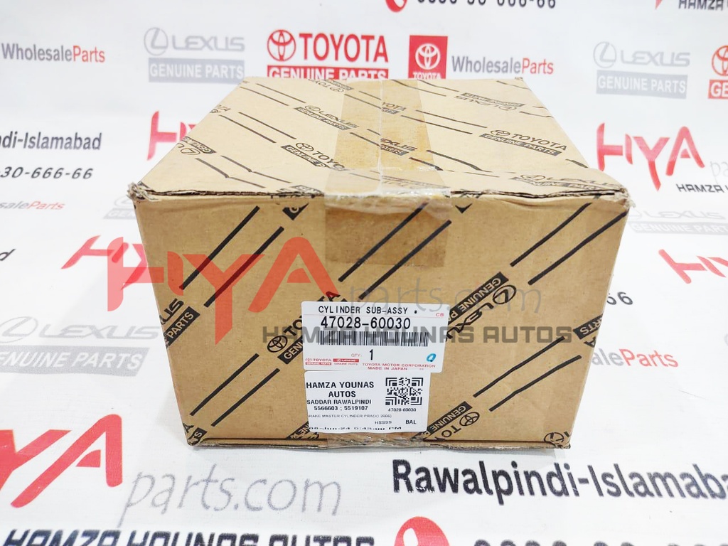 CYLINDER SUB-ASSY, BRAKE MASTER W/PLATE