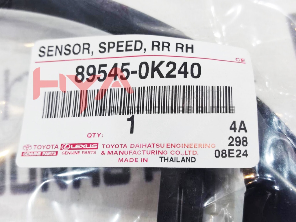 SENSOR, SPEED, REAR RH