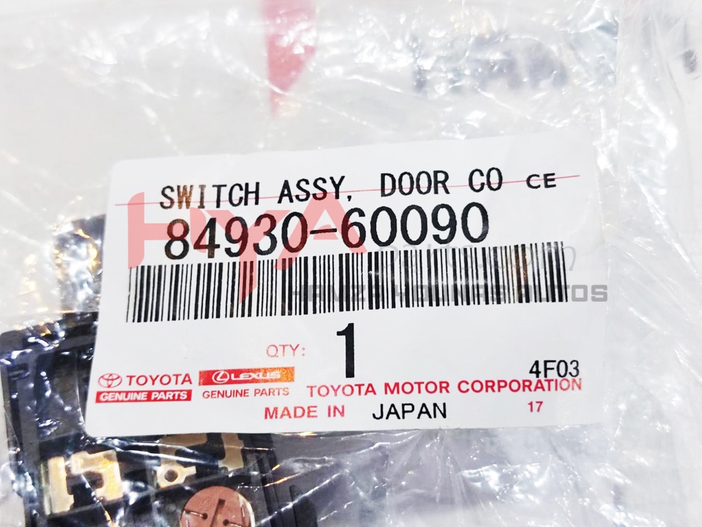 SWITCH, BACK DOOR CONTROL