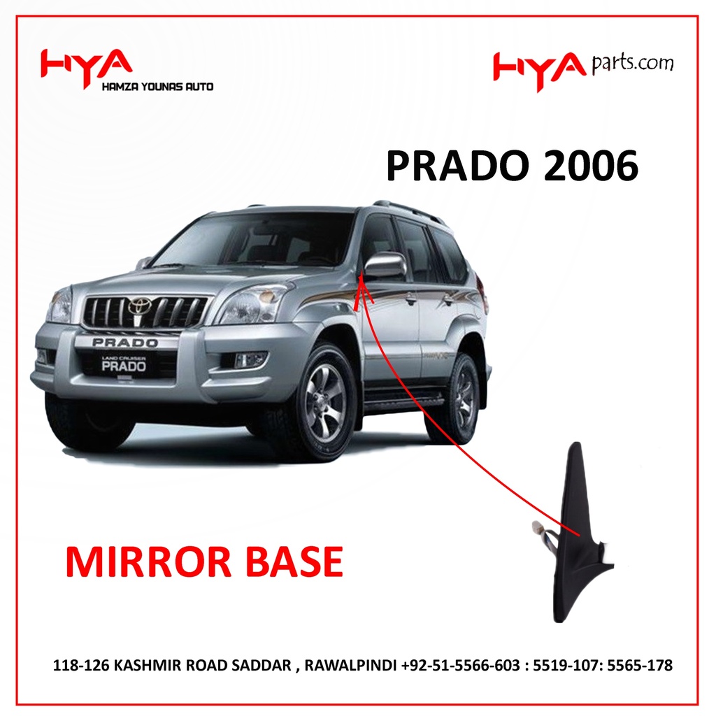 MB PRADO 2010 RH [MIRROR BASE PRADO 2010 RH]